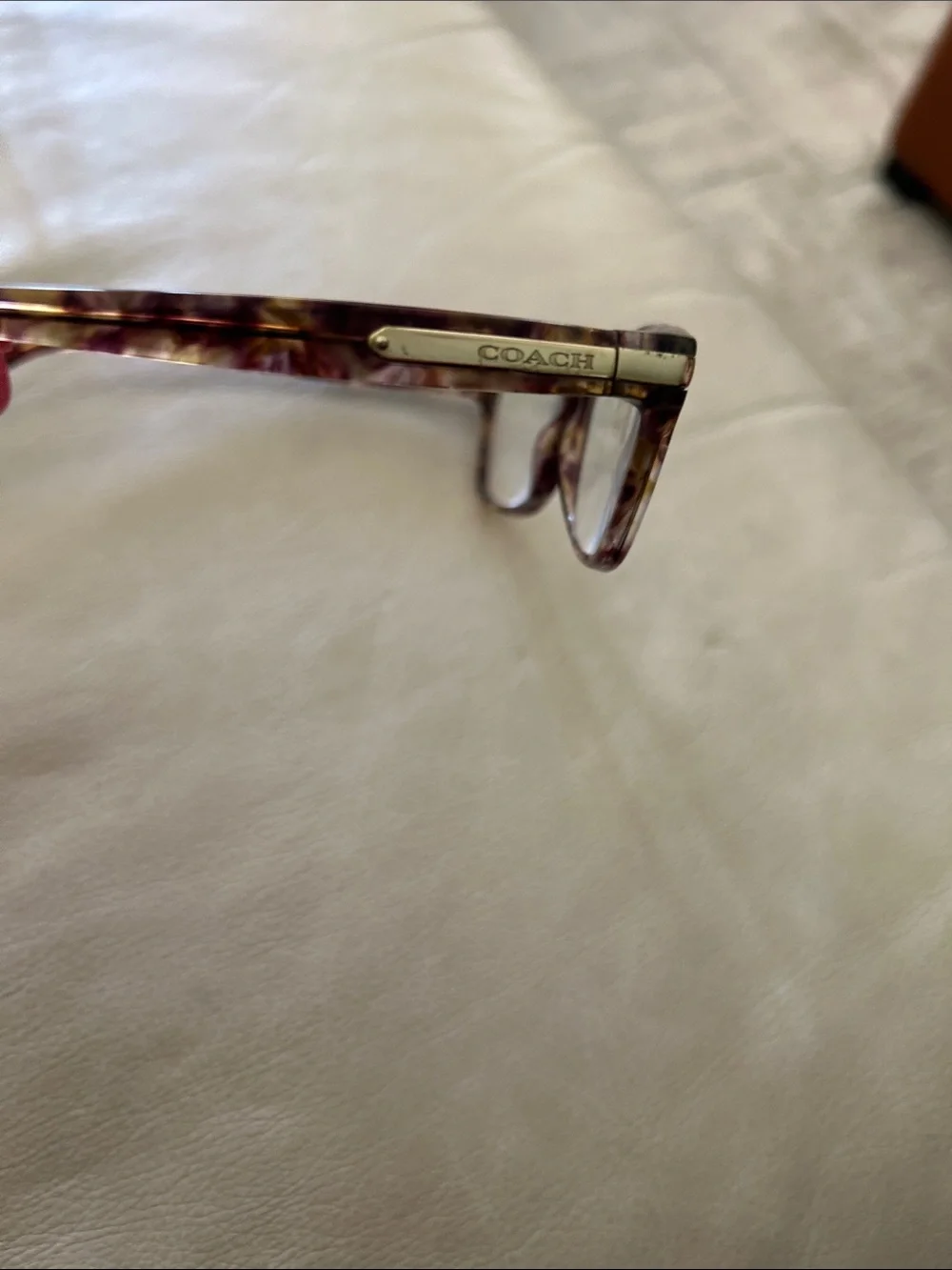 COACH Tortoiseshell Reading Glasses - Brown Multi Tone